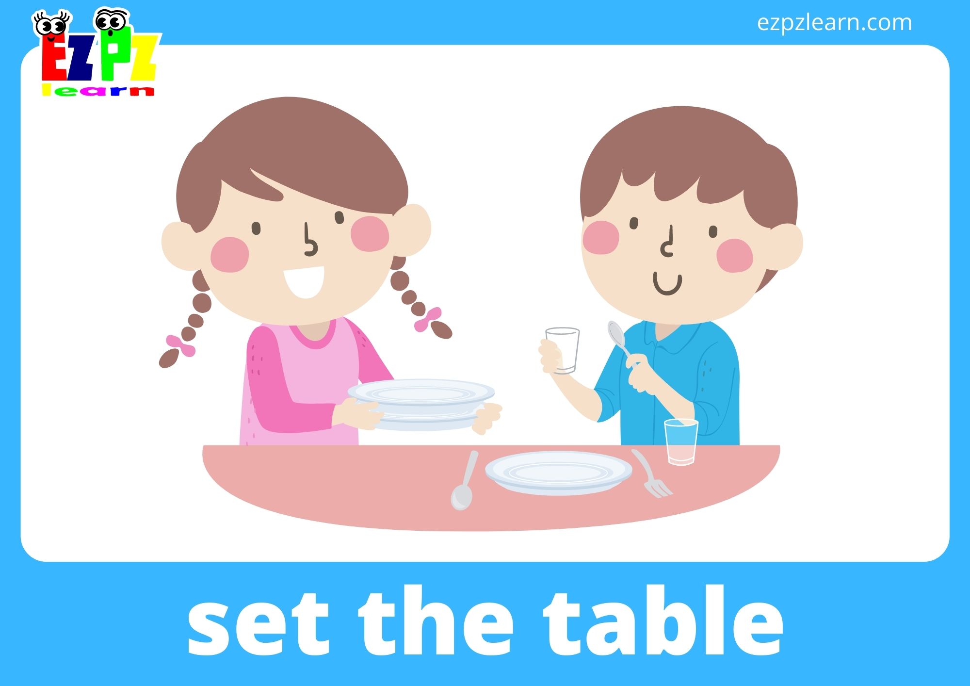 set the table
